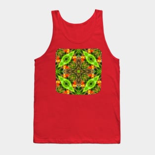 Canna flower pattern resembling the beak of a bird Tank Top